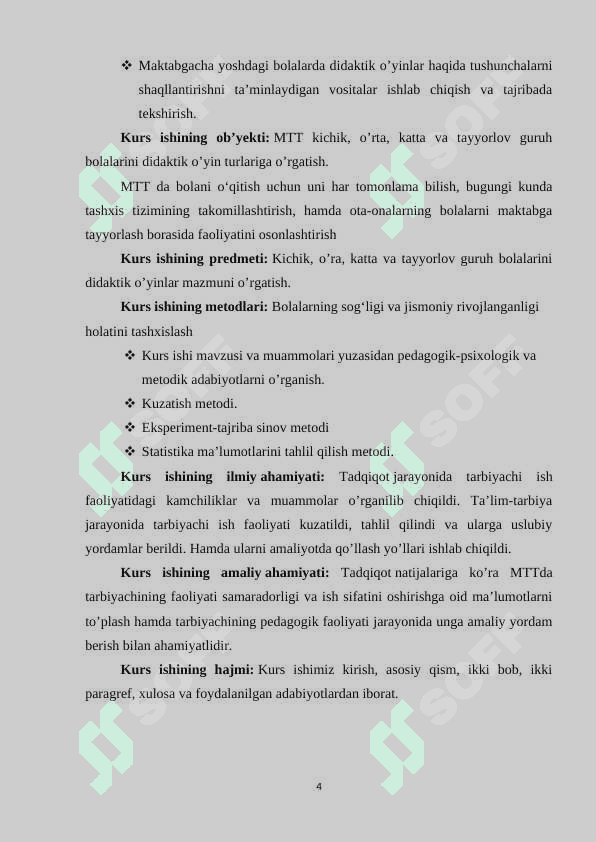 DMTT YOSHDAGI BOLALARNI TA’LIM OLISHGA TAYYORLIGINI TASHHISLASH USULLARI 4