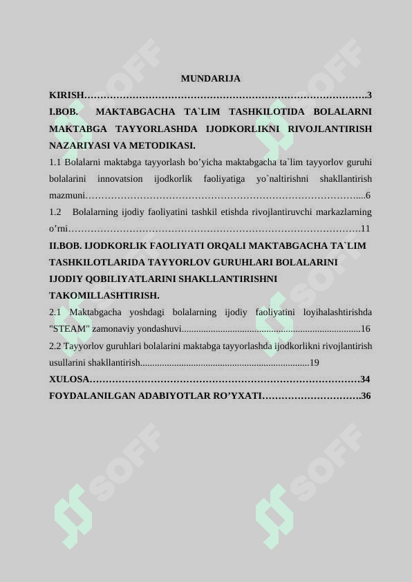 Bolalarni maktab ta'limiga tayyorlashda ijodkorlikni rivojlantirish 2