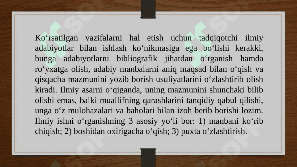 Eksperimental tadqiqotlarni o’tkazish 3
