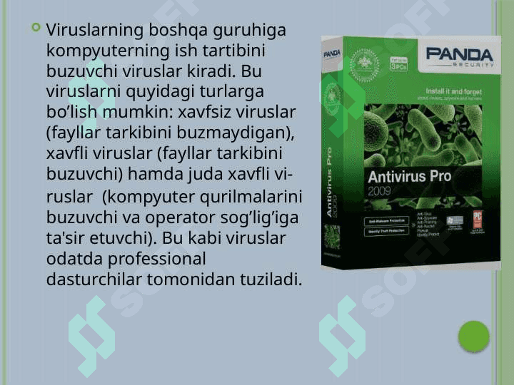 Kompyuter viruslari  va antivirus dasturlar 4
