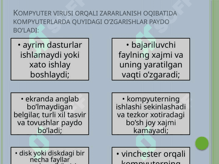 Kompyuter viruslari  va antivirus dasturlar 6
