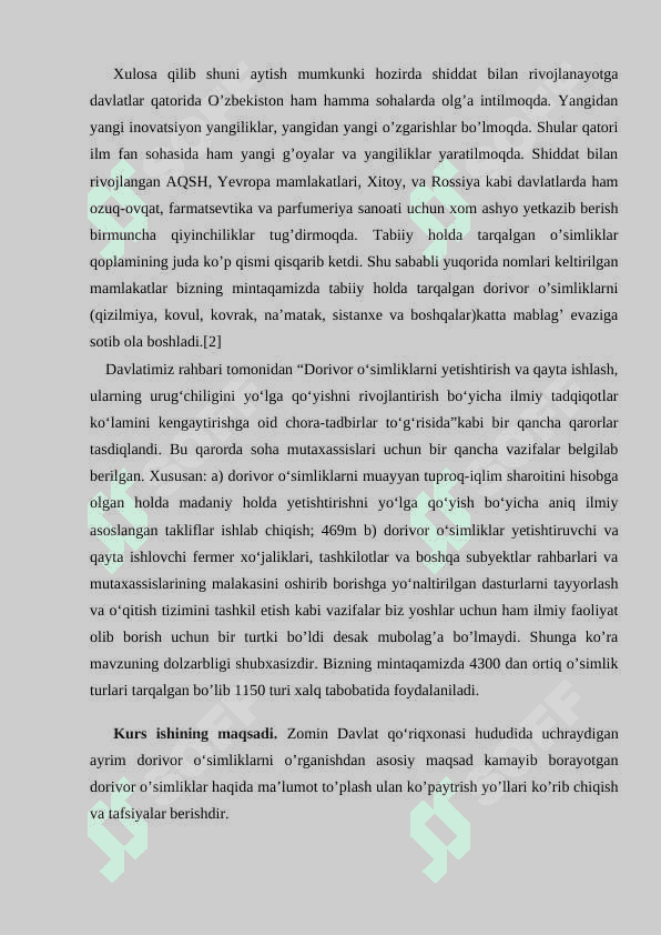 Zomin Davlat qo‘riqxonasi hududida uchraydigan ayrim dorivor o‘simliklar 5