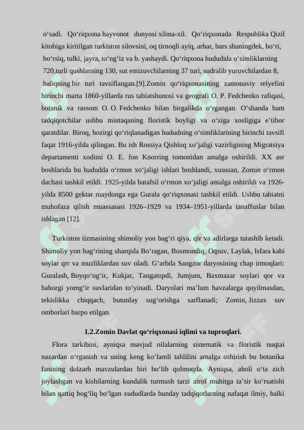 Zomin Davlat qo‘riqxonasi hududida uchraydigan ayrim dorivor o‘simliklar 8