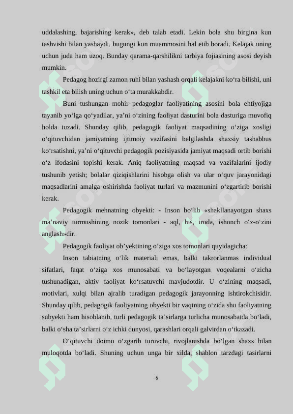 Zamonaviy maktabgacha ta’lim tashkilotlarida loyihalashtirish faoliyatining ahamiyati 6