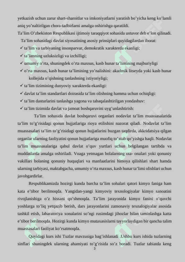 Tuzlar.Tuzlarning guruhlanishi - o’rta, asosli, nordon, qo’sh aralash va kompleks tuzlar 3