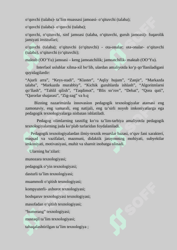 TA’LIMNING INTERFAOL METODLARI 2