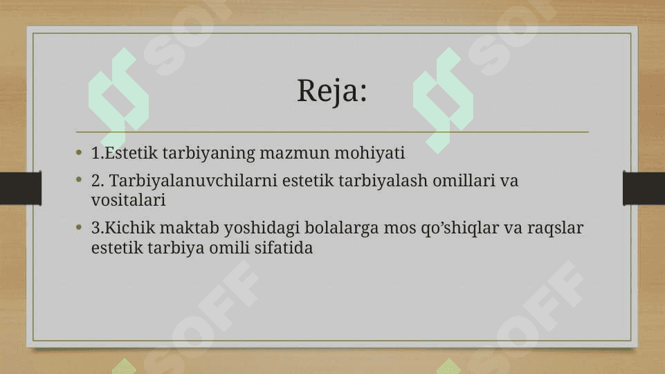 Maktabgacha ta’lim muassasalarida bolalarga estetik tarbiya berishning nazariy asoslari 2
