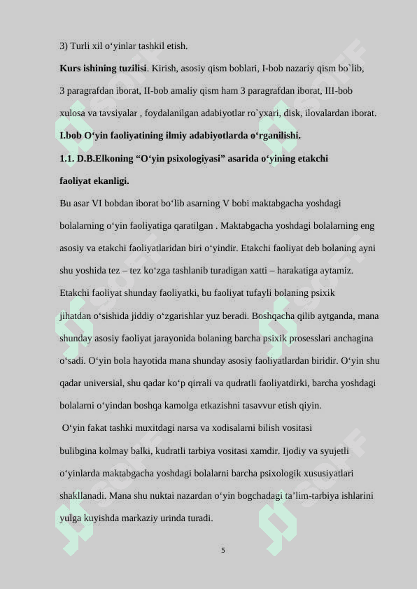 MAKTABGACHA YOSHIDAGI BOLALARDA O‘YINNING ROLI 5