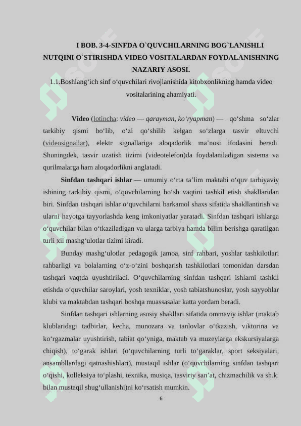3-4-sinfda o`quvchilarning bog`lanishli nutqini o`stirishda video vositalardan foydalanish 5