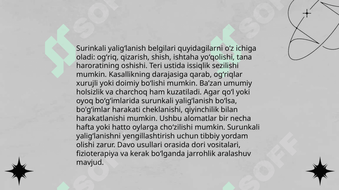 Surunkali yalliglanish 4