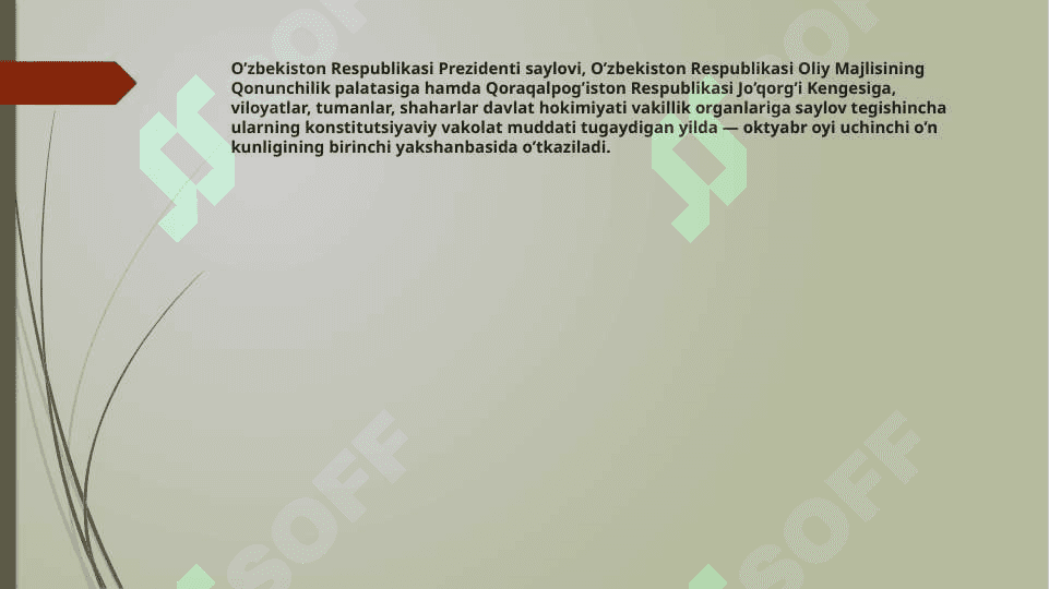 Saylov huquqining konstitutsaviy asoslari  va tizimi 3