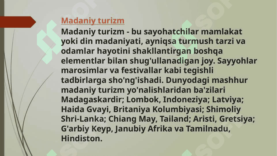 Turizmning maxsus turlari 4