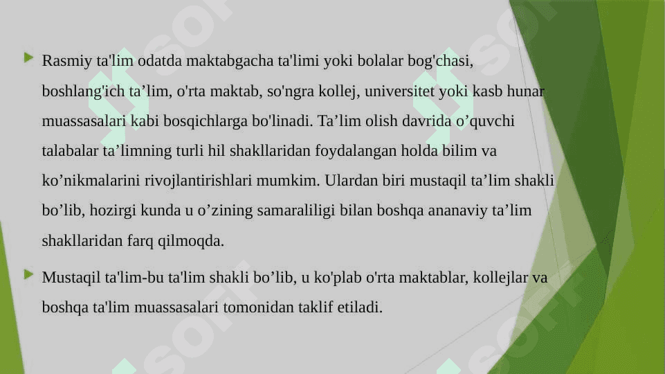8- Mustaqil ta'lim shakli va talaba shaxsi 3