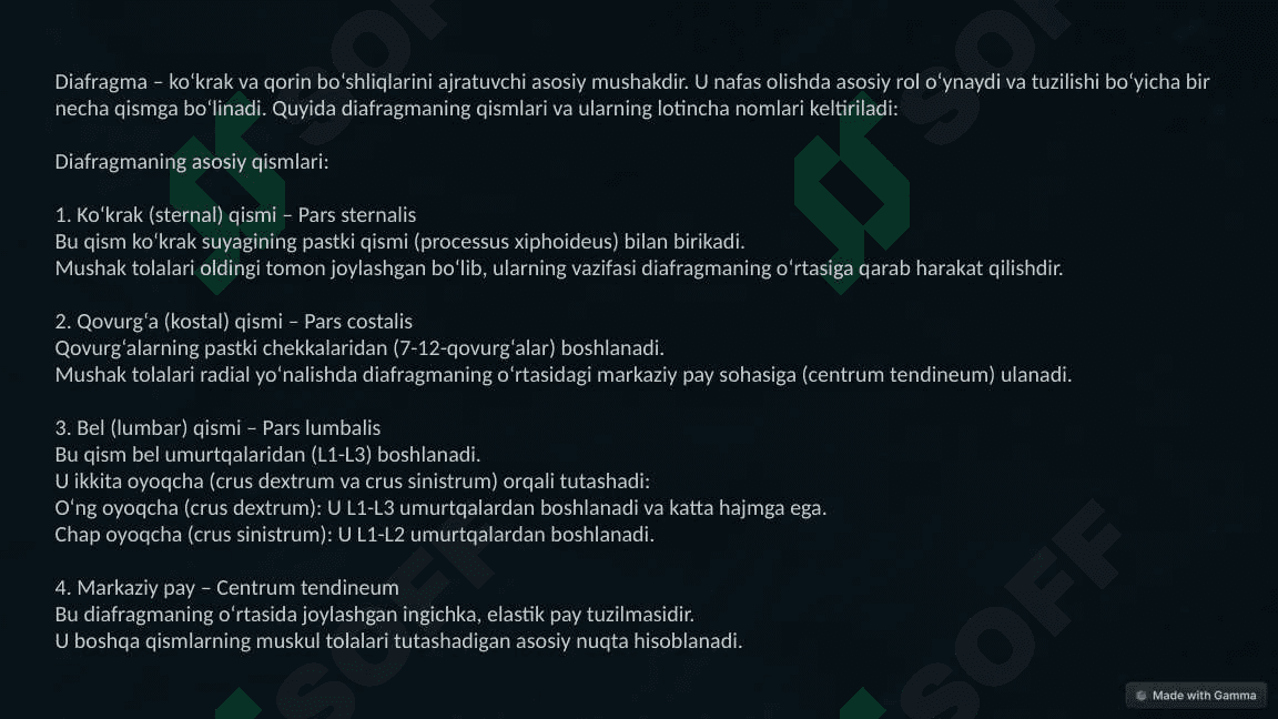 Diafragmal churralar xirurgiyasi 3