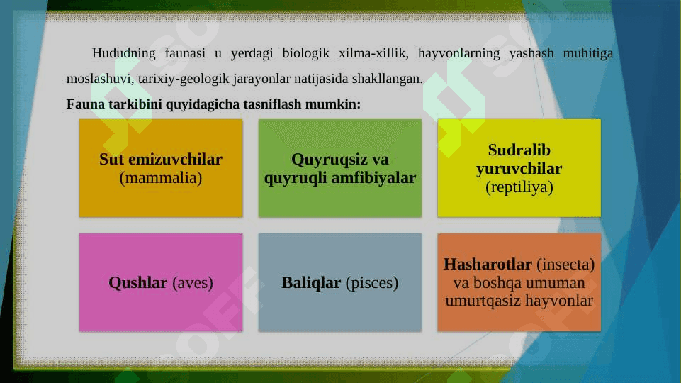 Zoogeografiyada fauna tushunchasi. Fauna tarkibi. Faunaning avtoxton va alloxton elementlari. 3