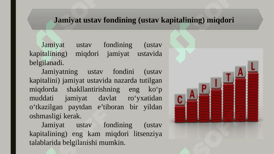 Aksiyadorlik jamiyatining ustav fondi (ustav kapitali) 4