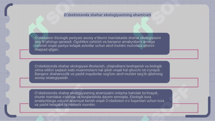 Oʻzbekiston ekologik partiyasi va Shahar ekologiyasi 4