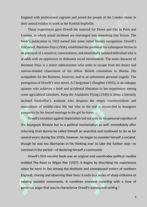 The social aspects in G. Orwell's novel "1984" 6