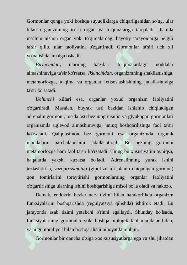 Ichki sekretsiya bezlari fiziologiyasi 3