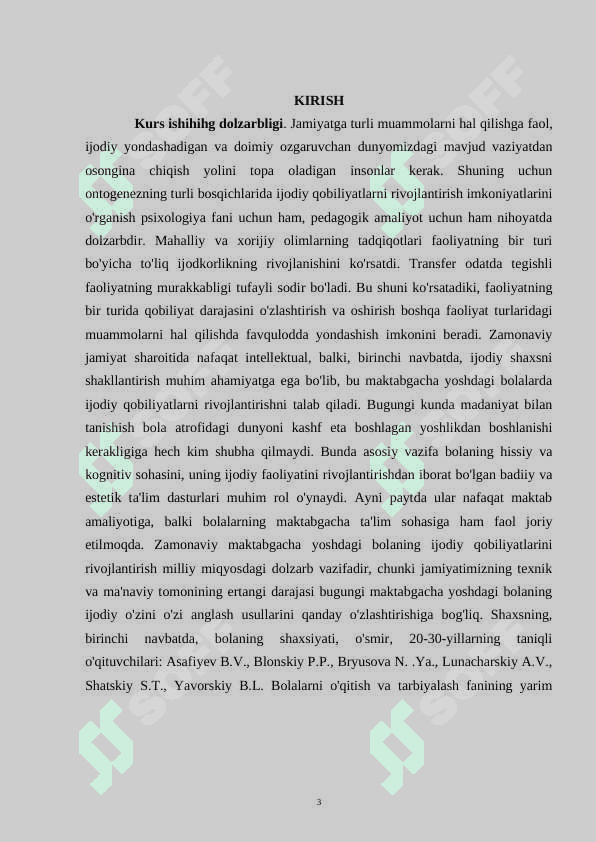 BOLALARNI IJODIY RIVOJLANTIRISH VOSITASI SIFATIDA TURLI XIL RASM CHIZISH USULLARIDAN KOMPLEKS FOYDALANISH 3