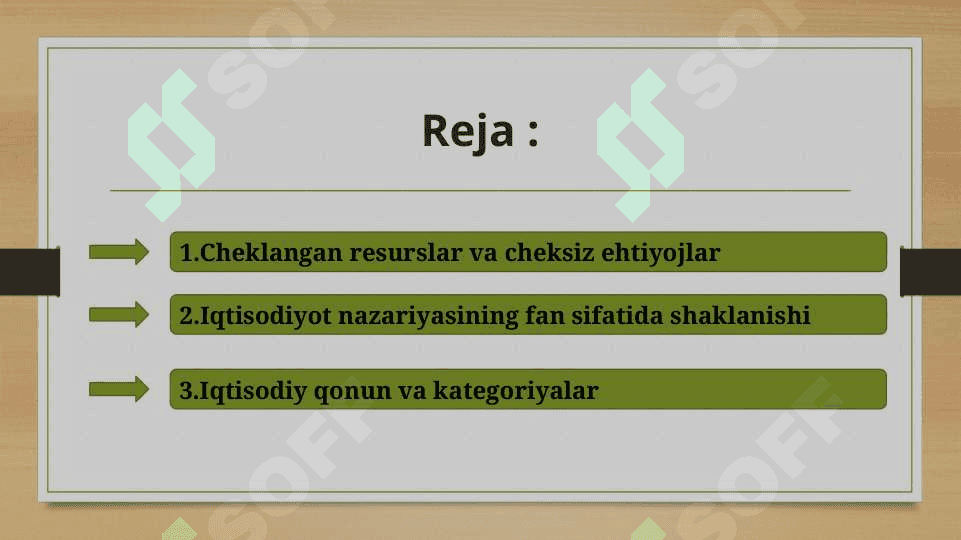 Iqtisodiyotga kirish 2