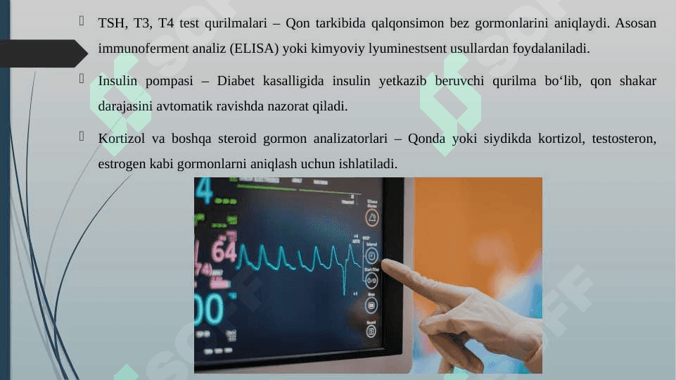 ENDOKRINOLOGIK QURILMALAR VA ULARNING NATIJALARINI OLISH 4