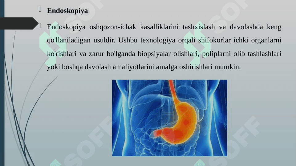 GASTROMED. OSHQOZON-ICHAK KASALLIKLARINI DAVOLASHDA ZAMONAVIY TEXNOLOGIYALAR 6