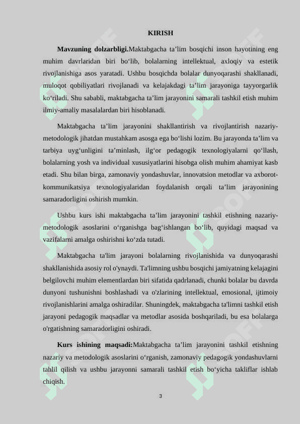 MAKTABGACHA TA'LIM JARAYONINI TASHKIL ETISHNING NAZARIY-METODOLOGIK ASOSLARI 3