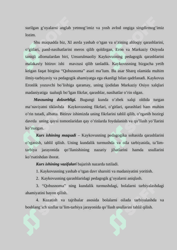 KAYKOVUSNING QOBUSNOMA ASARINING TARBIYAVIY TADBIRLARNING TASHKIL ETILISH AHAMIYATI 3