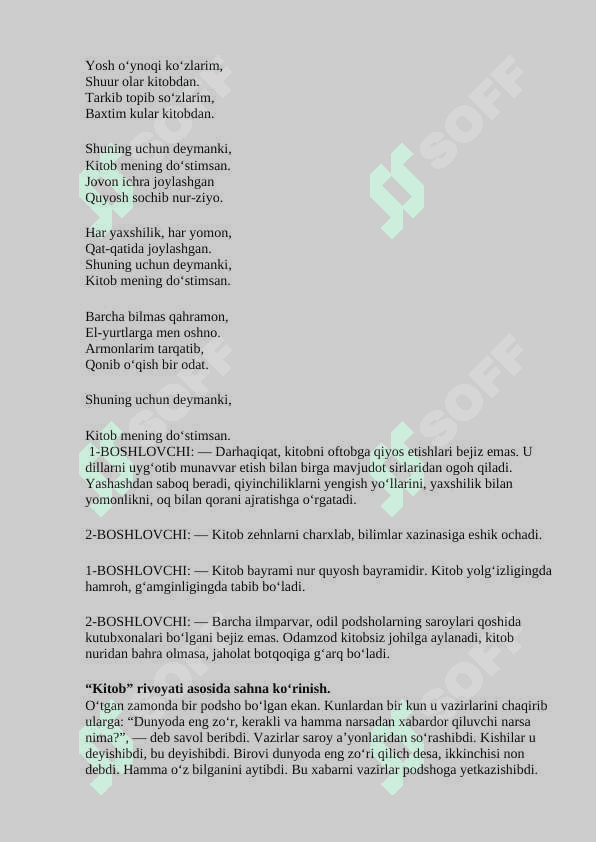 Kitob mening do‘stimsan 2