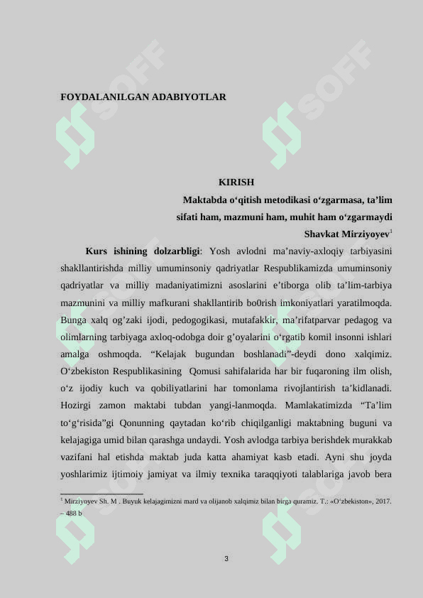 BOSHLANG`ICH SINFLARDA TARBIYAVIY ISHLARNI TASHKIL QILISH METODIKASI 2