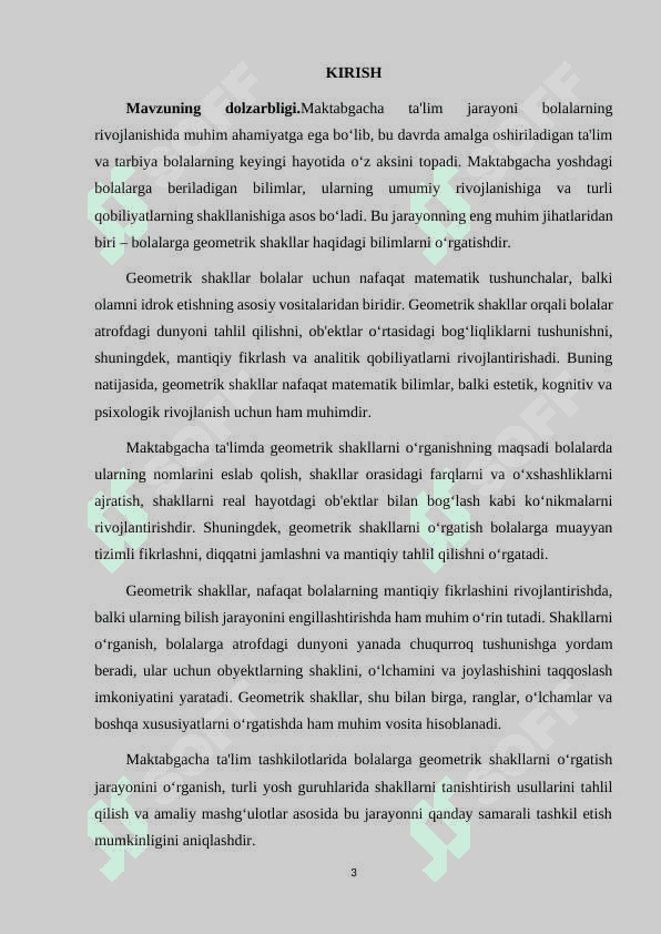 MAKTABGACHA TA’LIM TASHKILOTLARIDA TURLI YOSH GURUHLARIDA BOLALARNI GEOMETRIK SHAKLLAR BILAN TANISHTIRISH 3