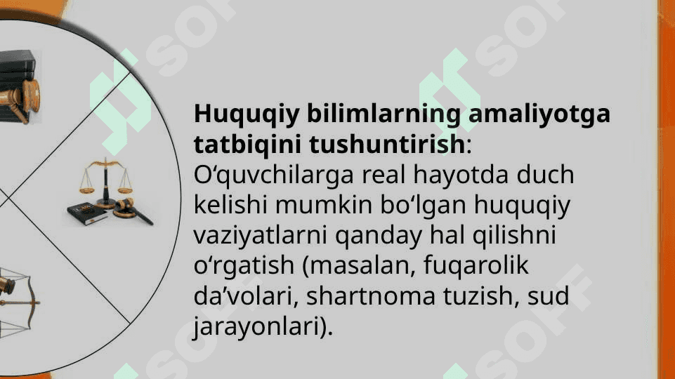 Huquq fani o‘qituvchilarining huquqbuzarliklarni oldini olishdagi roli 6