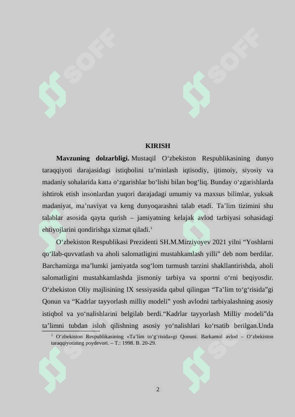JISMONIY TARBIYA DARSIDA O'QUVCHILAR FAOLIYATINI TASHKIL ETISH USULLARI 2