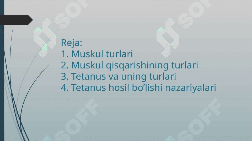 Mushaklar ishi va biomehanikasi 2