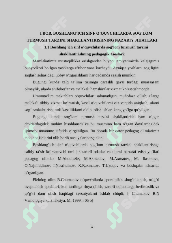 O'QUVCHILARDA JISMONIY TARBIYA VA SOG'LOM TURMUSH TARZIGA OID KO'NIKMALARNI SHAKLLANTIRISH. 5