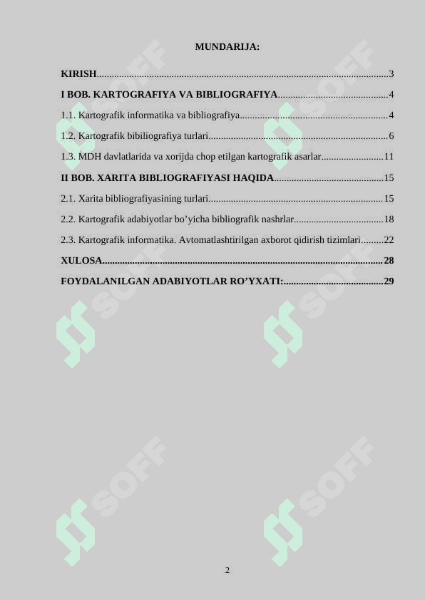 Kartografiya va bibliografiya 2