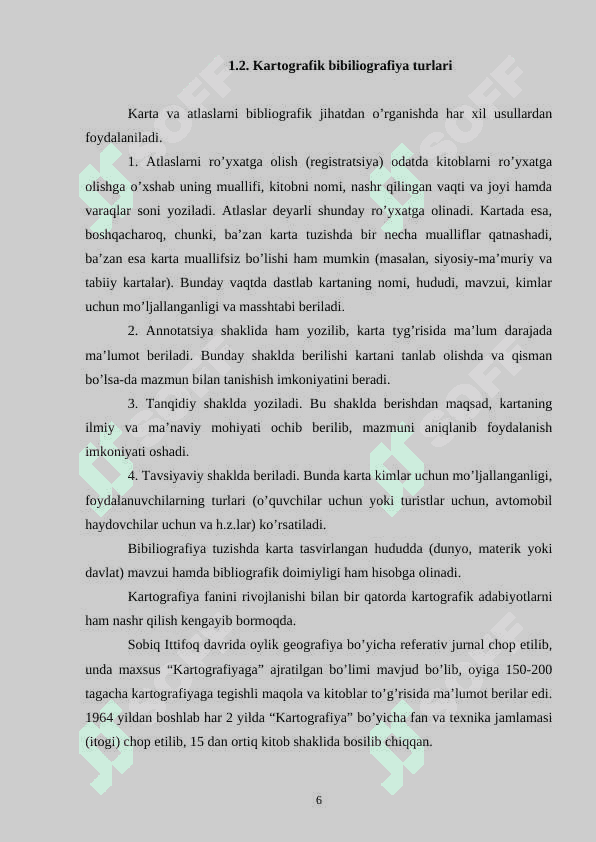Kartografiya va bibliografiya 6