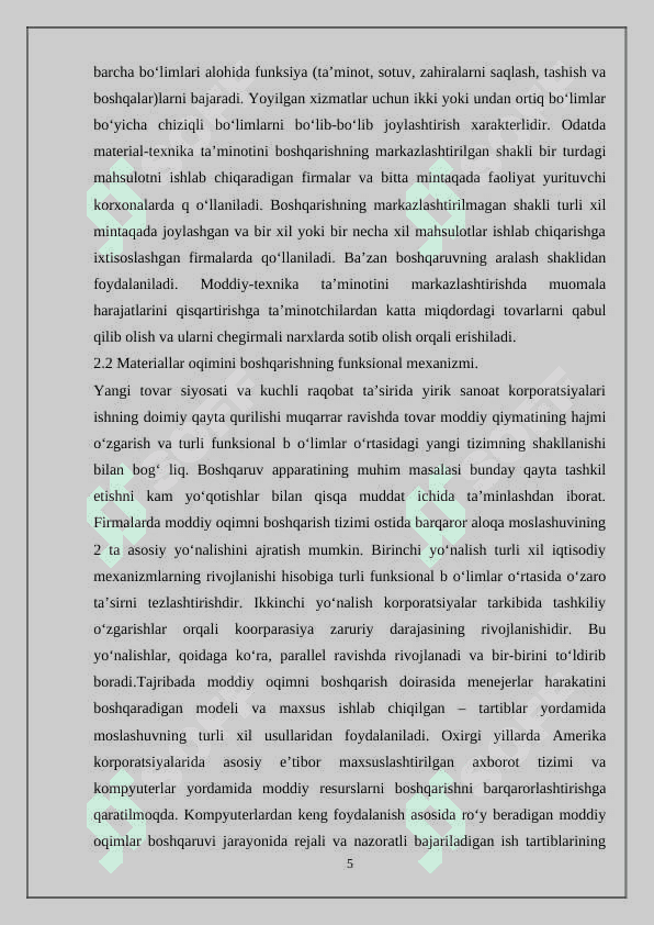 Logistik operatsiyalarni rejalashtirish va boshqarishni trendning proyeksiyasi usuli yordamida bashoratlash 5