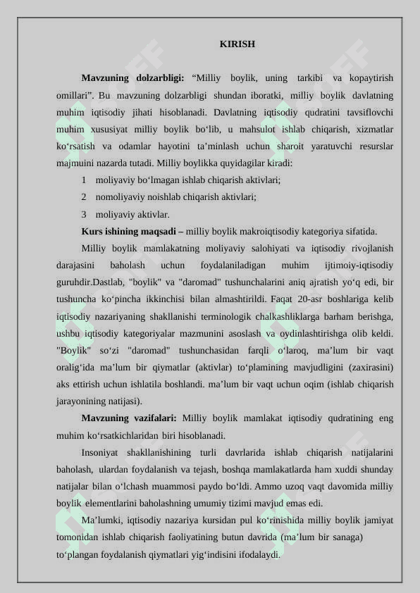 Milliy boylik makroiqtisodiy kategoriya sifatida 2