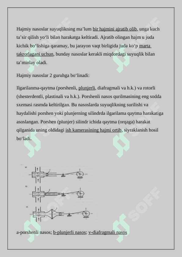 Hajmiy nasoslar 2