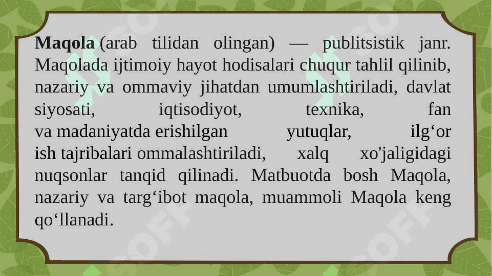 Mustaqil ta’lim, uning turlari va bajarilishi 5