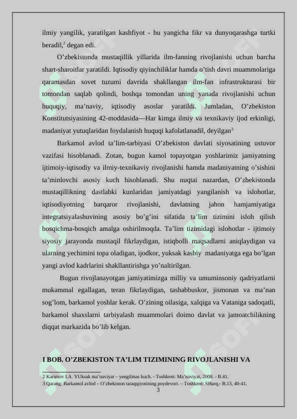 O’zbekiston respublikasi ta’lim tizimidagi islohatlar yutuq va istiqboli 3