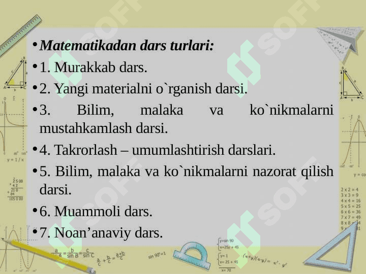 Boshlang`ich sinfda matematika o`qitishni tashkil qilish shakllari 7