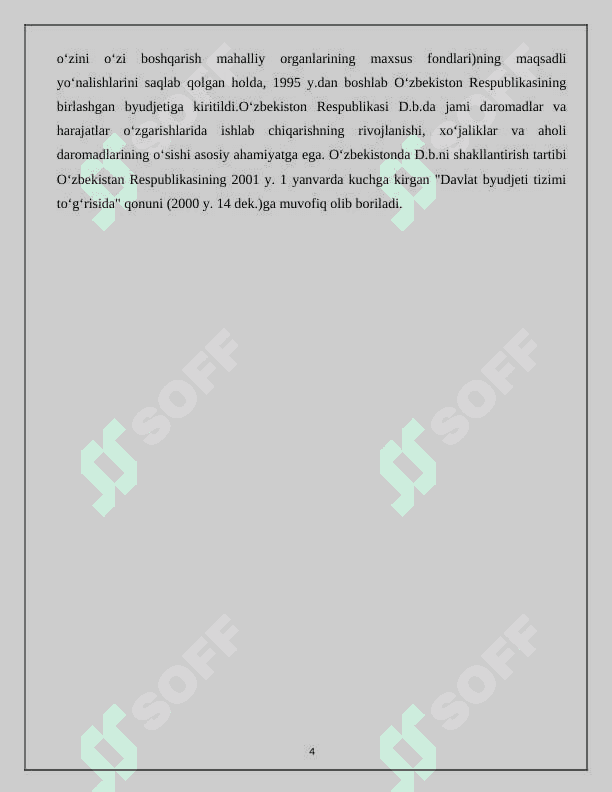 Ózbekiston Respublikasi Davlat byudjeti xarajatlari tahlili 4