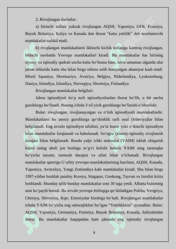 Oziq-ovqat mahsulotlarining sifat ko‘rsatkichlarini aniqlash (sut va sut mahsulotlari misolida) 8