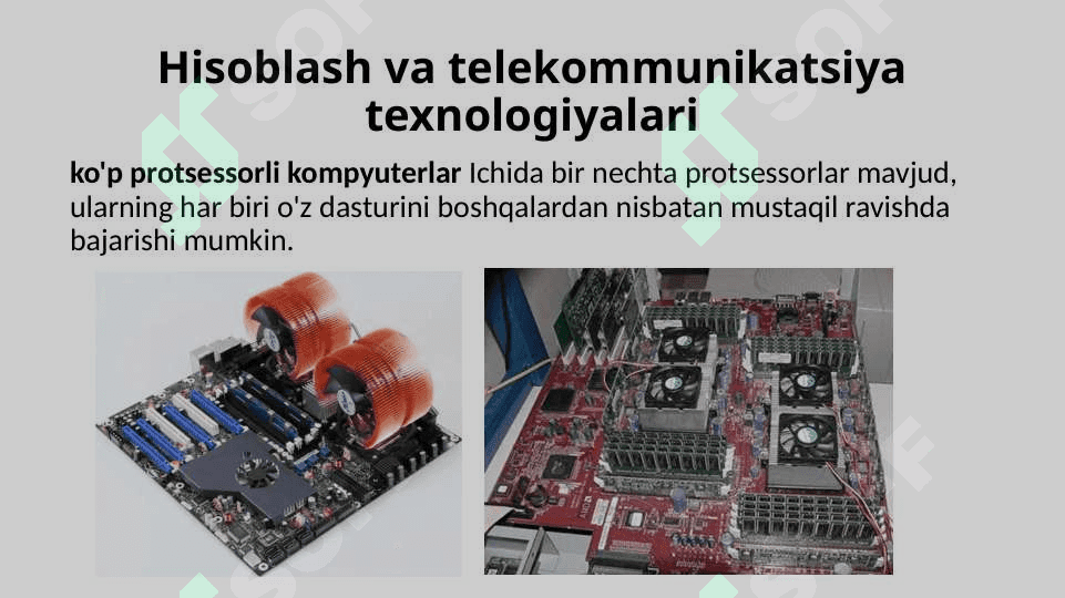 KOMPYUTERNING TIZIMLARINING ARXITEKTURASI 6
