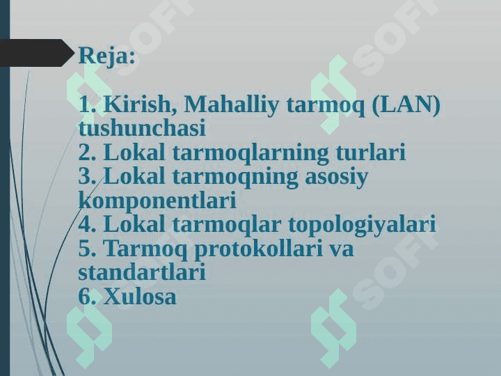 Lokal tarmoqlar. 2