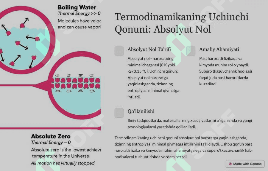 Termodinamika-Qonunlari-va-Energiya-Muvozanati taqdimot slide 4