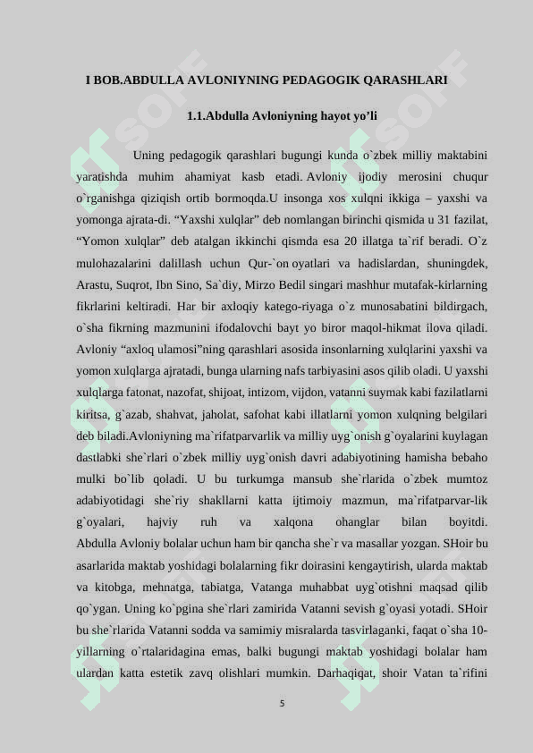 ABDULLA AVLONIYNING ,,TURKIY GULISTON YOXUD AXLOQ” ASARIDA MA’NAVIY AXLOQIY TARBIYA 5